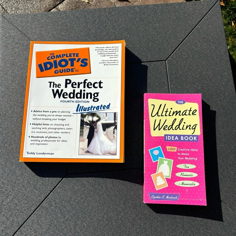 2 Wedding Planning Books - like new!